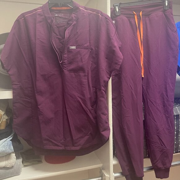 Figs Scrub Set (Deep Purple) - Picture 1 of 4